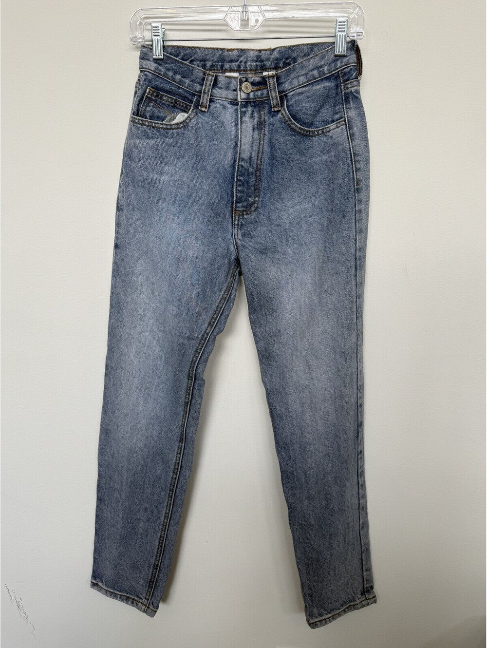 Brandy Melville J Galt Light Wash Mom Jeans 100% Cotton Size Medium